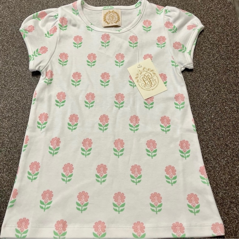 TBBC Flowers for Friends shirt size 6 smoke free NWT